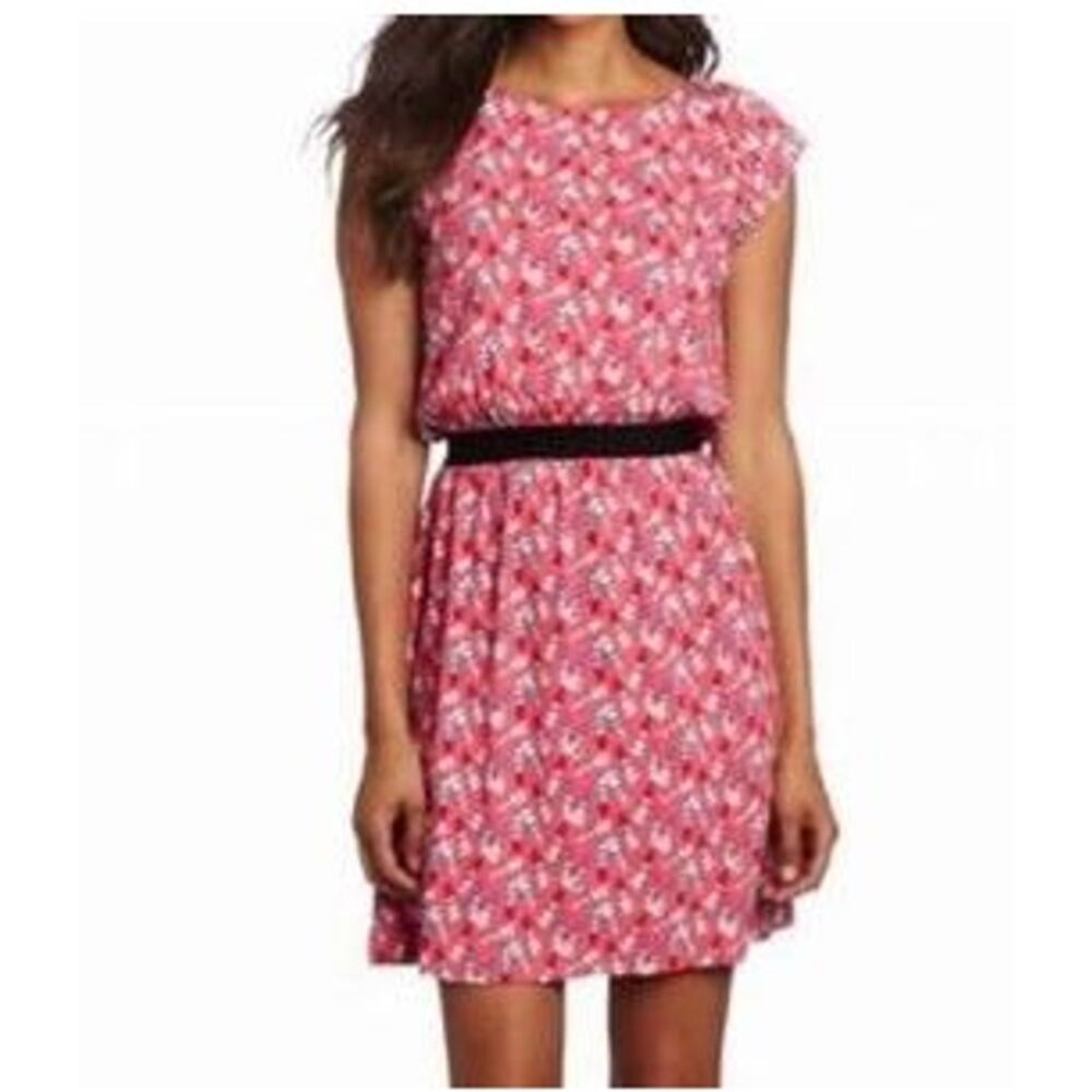 Lilly Pulitzer Laney Mini Dress in Novelty Kissy Lipstick Pink Print